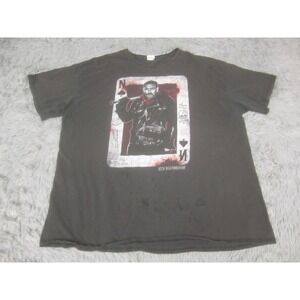 The Walking Dead Negan Shirt Mens 2XL Black Card Graphic Delta Tee Horror TV